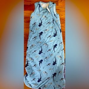 Kyte baby sleep bag size blue sharks medium (18-30lbs) TOG 1.0